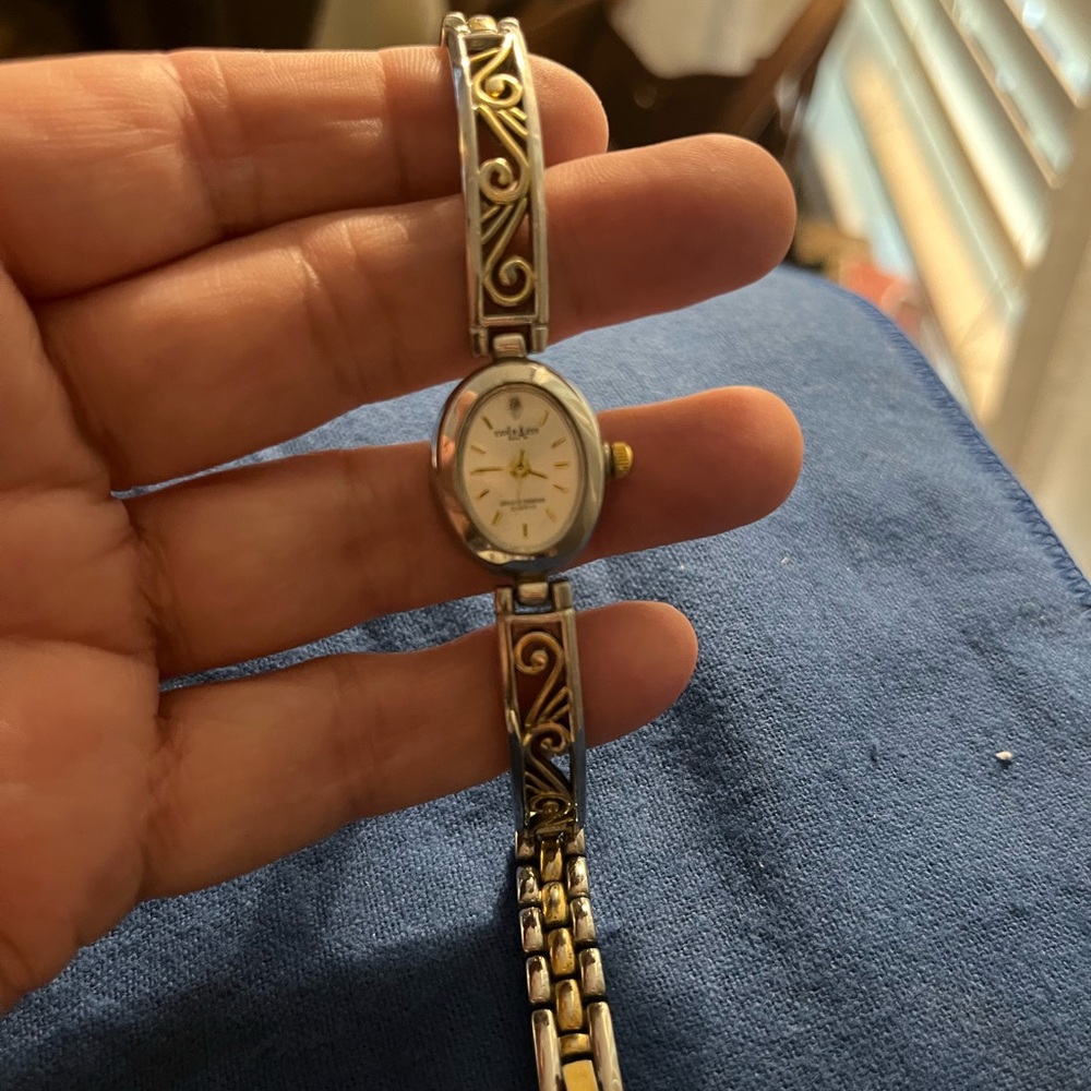 Elegant Two-Tone Women's Watch